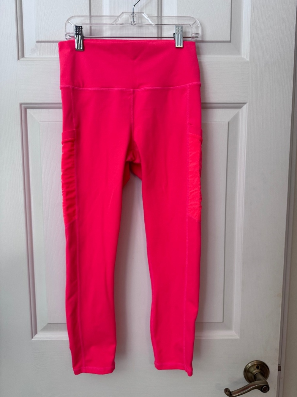 Fabletics Powerhold Leggings Neon Pink